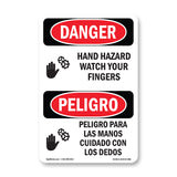Hand Hazard Watch Your Fingers