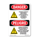 Hazardous Chemicals Avoid Vapors Contact