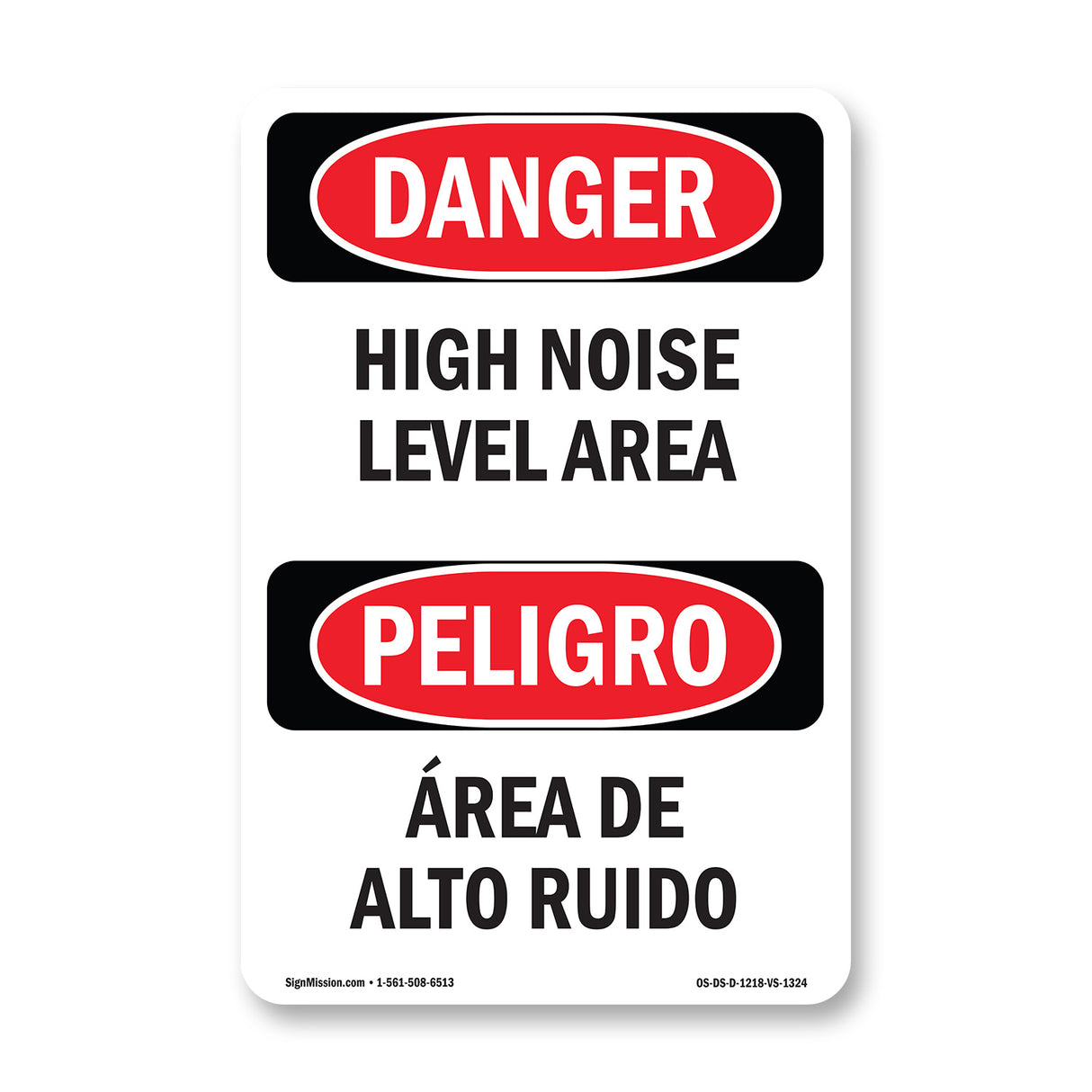 High Noise Level Area