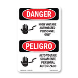 High Voltage Authorized Personnel Only