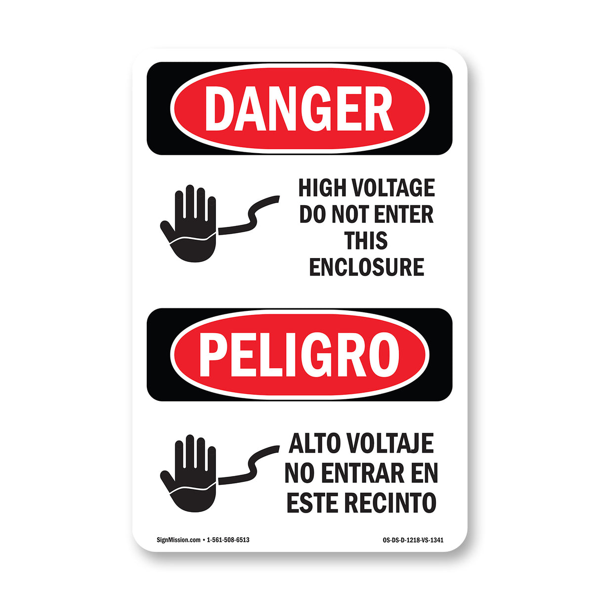 High Voltage Do Not Enter This Enclosure