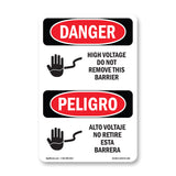 High Voltage Do Not Remove This Barrier