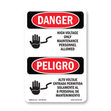 High Voltage Only Maintenance Personnel