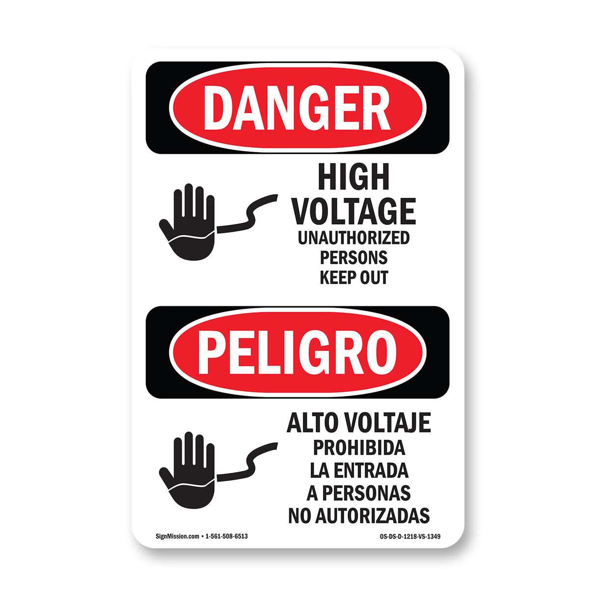 High Voltage Unauthorized Persons Keep Out