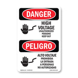 High Voltage Unauthorized Persons Keep Out