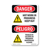 Hot Work In Progress Keep Out