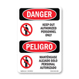 Keep Out Authorized Personnel Only
