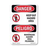 Keep Out Hazard Area