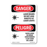 Laser Beams Look Directly Lights