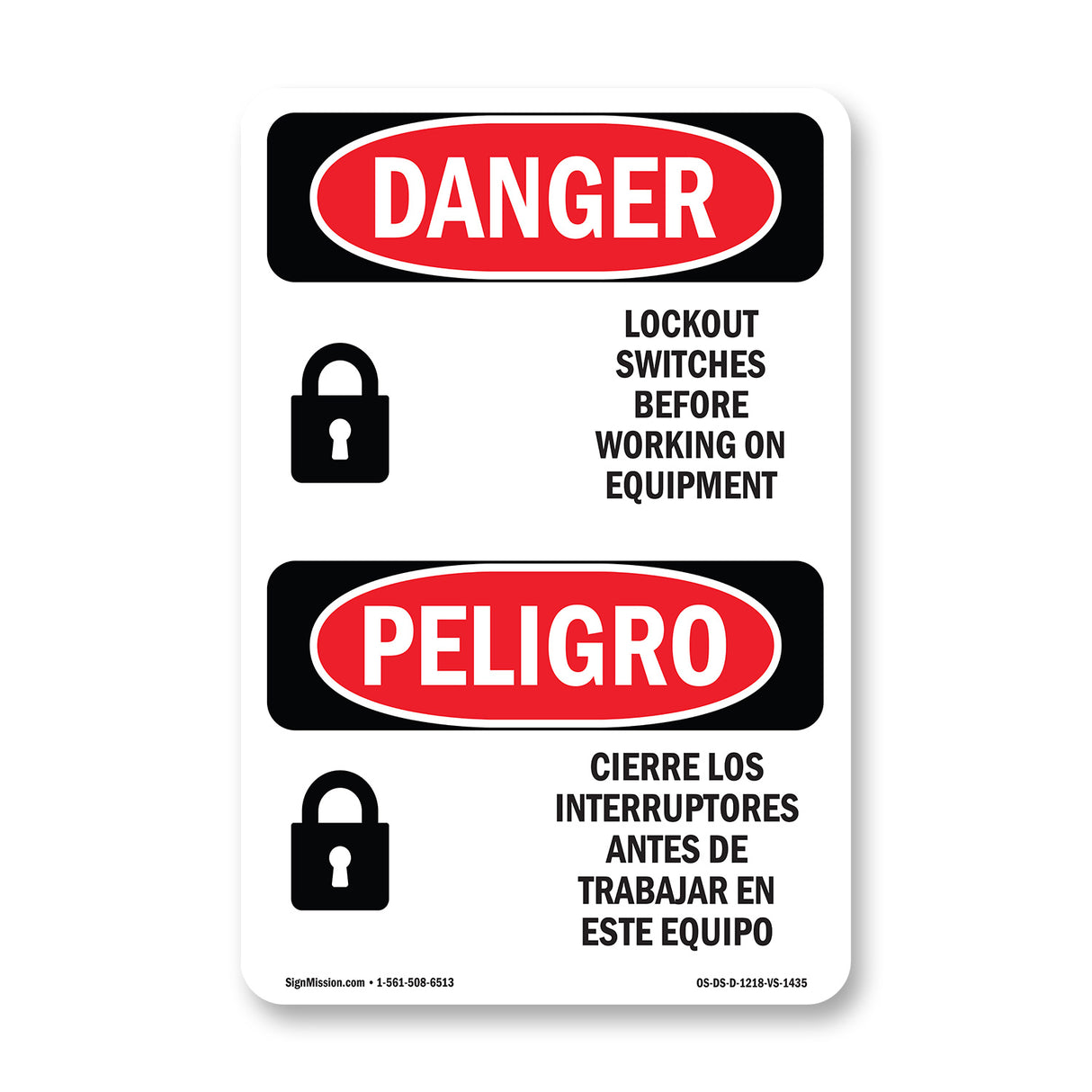 Lockout Switches Before Working On Equipment