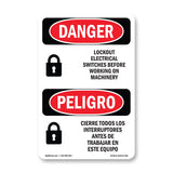 Lockout Electrical Switches Before Working