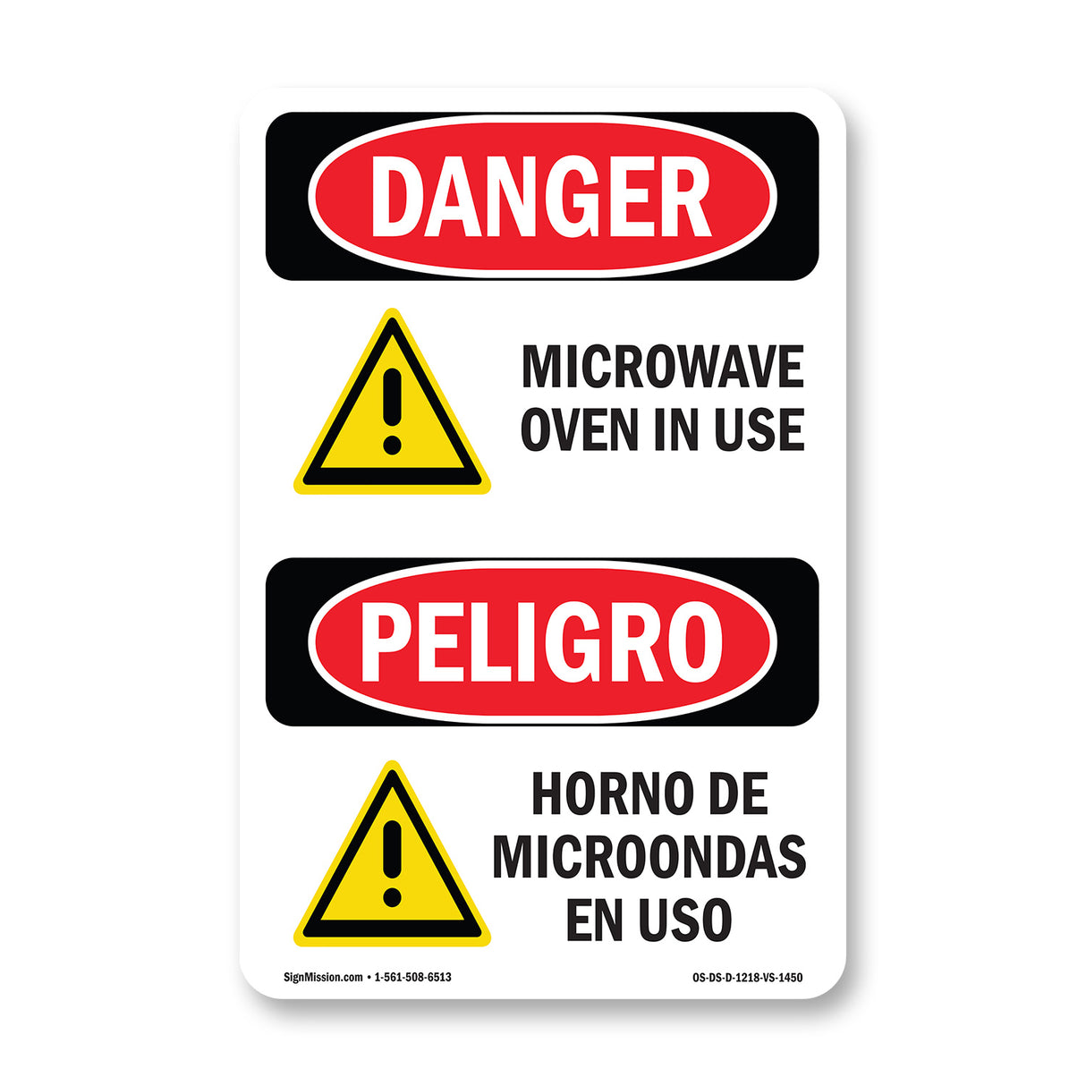 Microwave Oven In Use