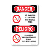 No Smoking At Any Time Restricted Area