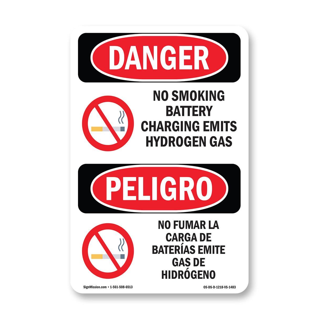 No Smoking Battery Charging Area