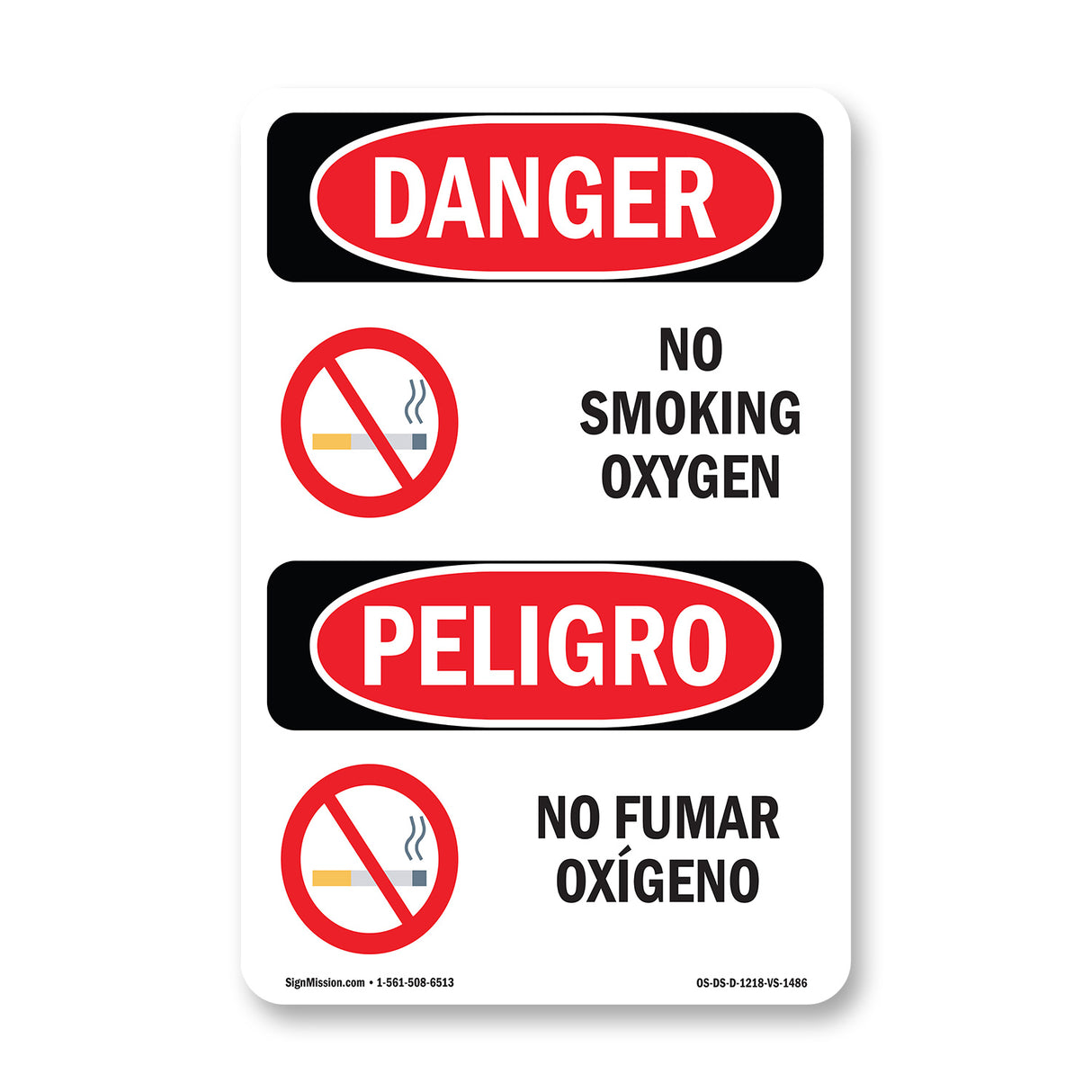 No Smoking Oxygen