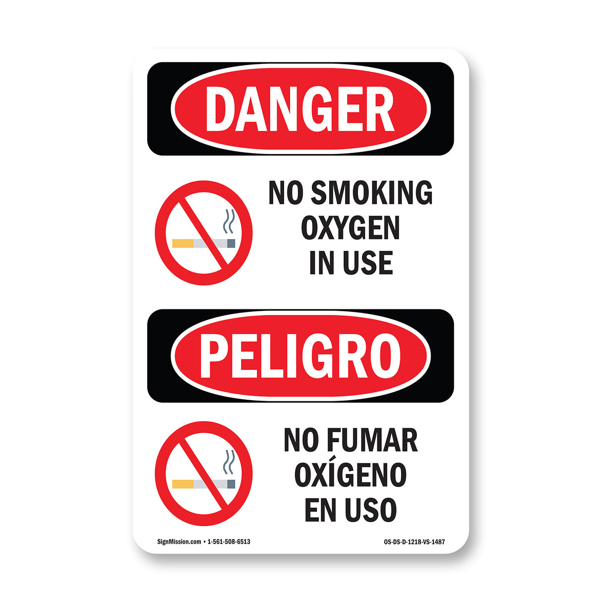 No Smoking Oxygen In Use