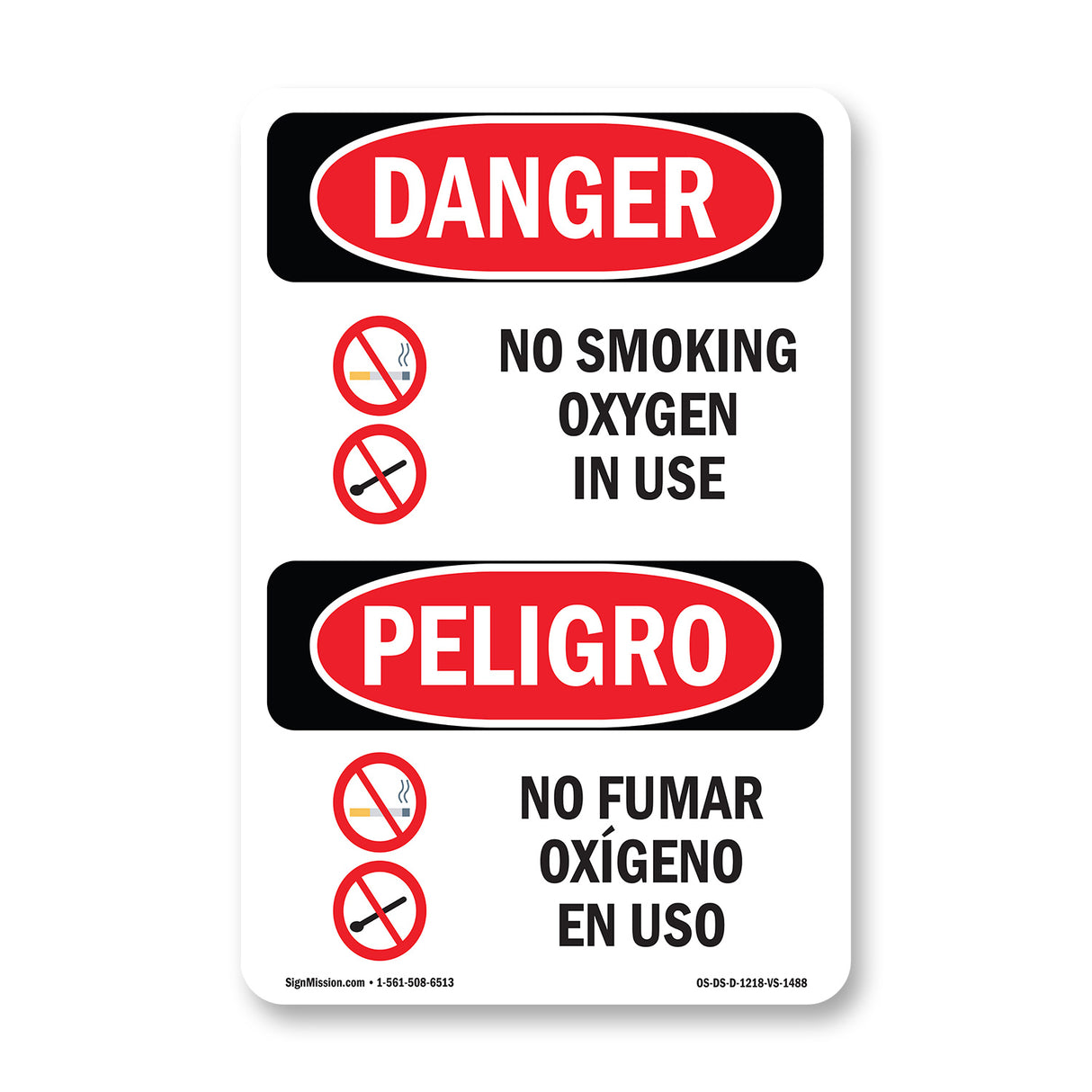 No Smoking Oxygen In Use