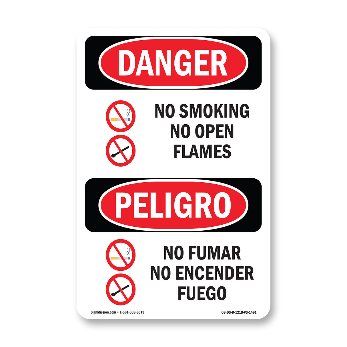 No Smoking No Open Flames