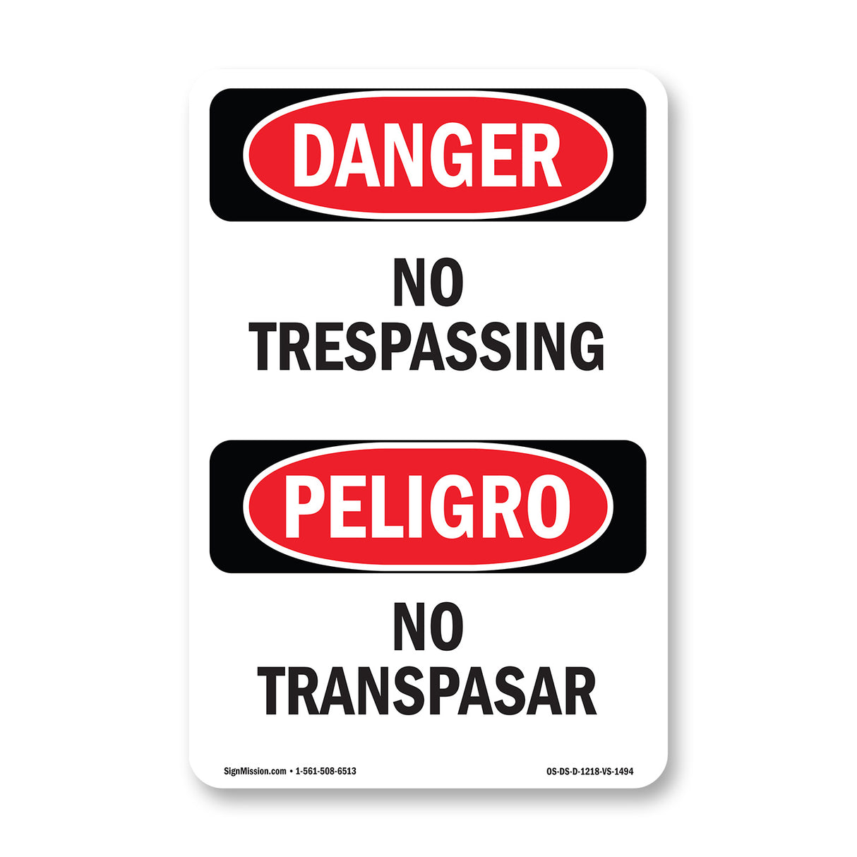 Portrait No Trespassing