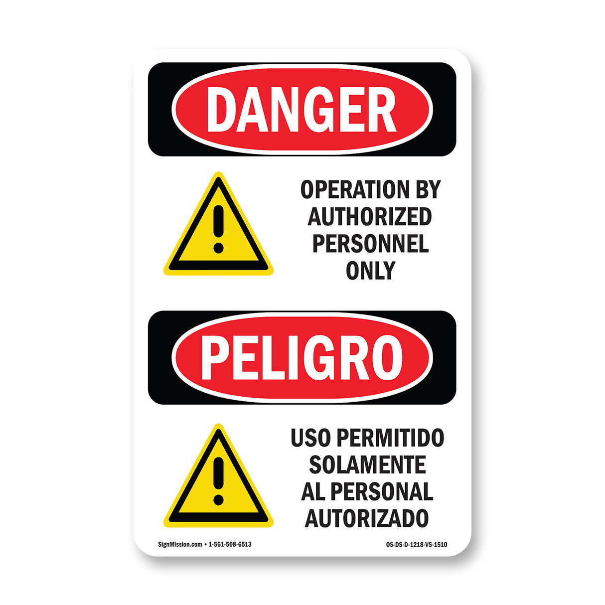 Operation By Authorized Personnel Only