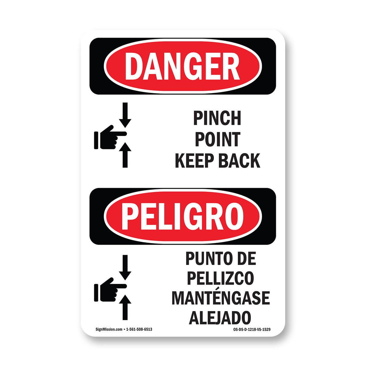 Pinch Point Keep Back