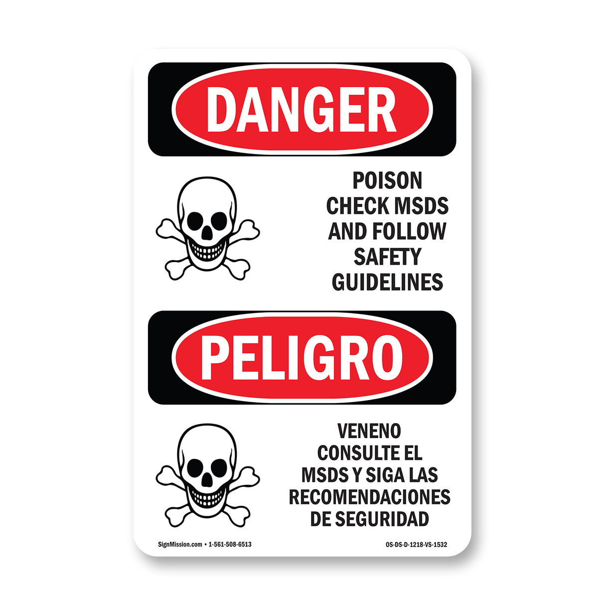 Poison Check MSDS Follow Safety Guidelines