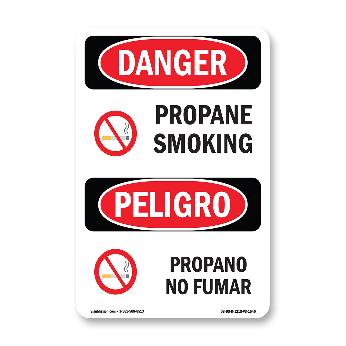 Propane No Smoking