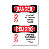 Propane No Smoking Or Open Flames