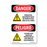 Protective Clothing Required In This Area