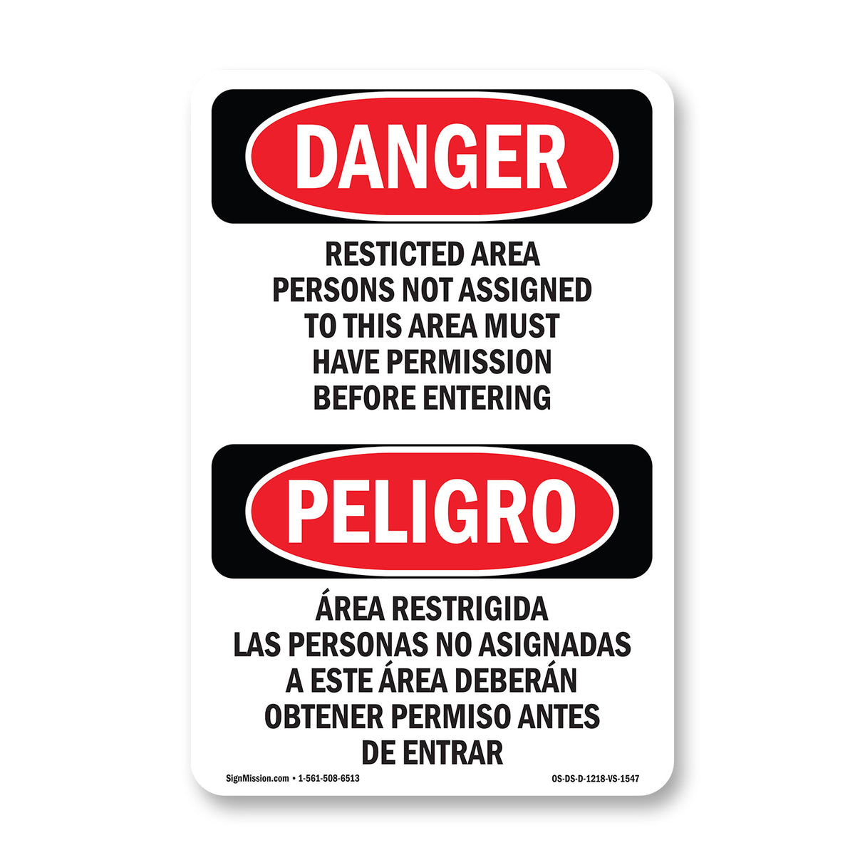 Restricted Area Persons Not Assigned