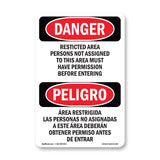 Restricted Area Persons Not Assigned