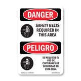 Safety Belts Required In This Area Symbol