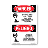 Safety Glasses Safety Shoes Hard Hats