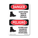 Safety Shoes Must Be Worn In This Area
