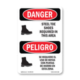 Steel Toe Shoes Required In This Area