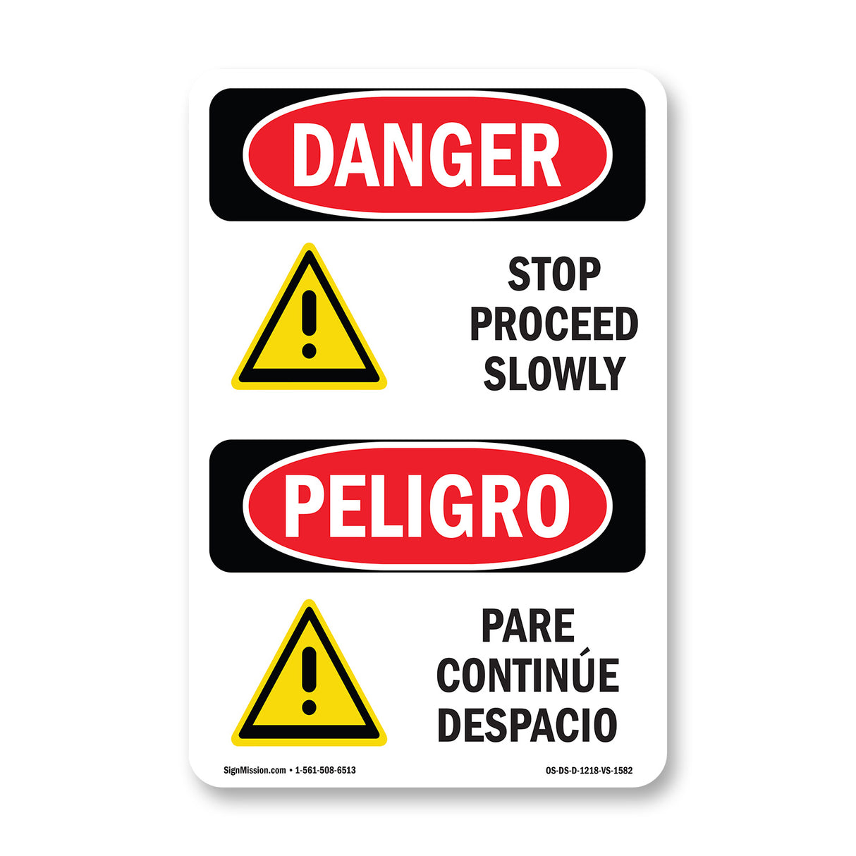 Stop Proceed Slowly