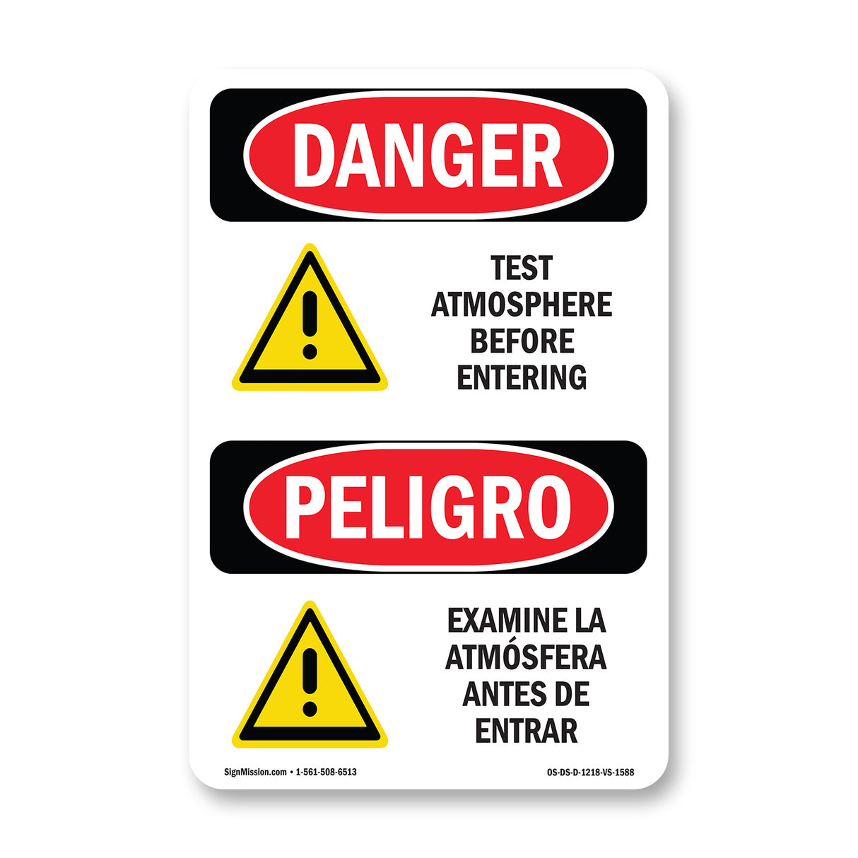 Test Atmosphere Before Entering