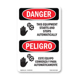 Equipment Starts And Stops Automatically