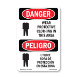 Wear Protective Clothing In This Area