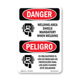Welding Eye Shield Mandatory When Welding