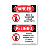 Pool Is Closed For Repair Do Not Enter