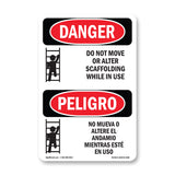 Do Not Move Or Alter Scaffolding