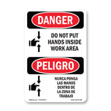 Do Not Put Hands Inside Work Area