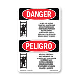 Do Not Use Or Take Down This Scaffolding