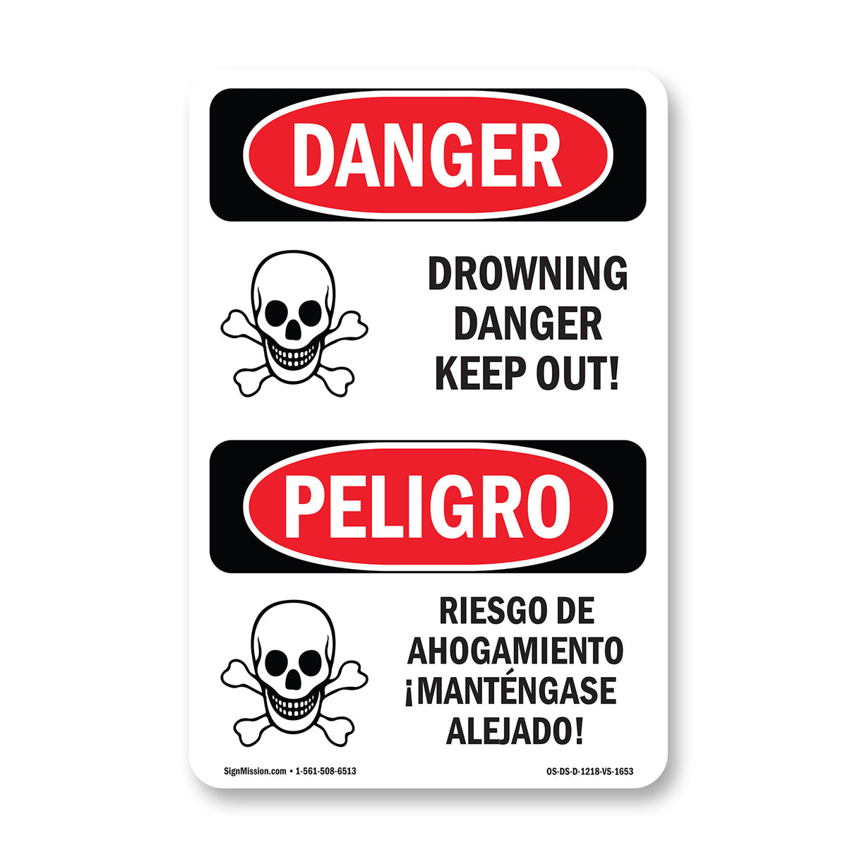 Drowning Danger Keep Off