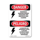 Microwave Radiation Blue Light Flashing