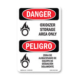 Oxidizer Storage Area Only