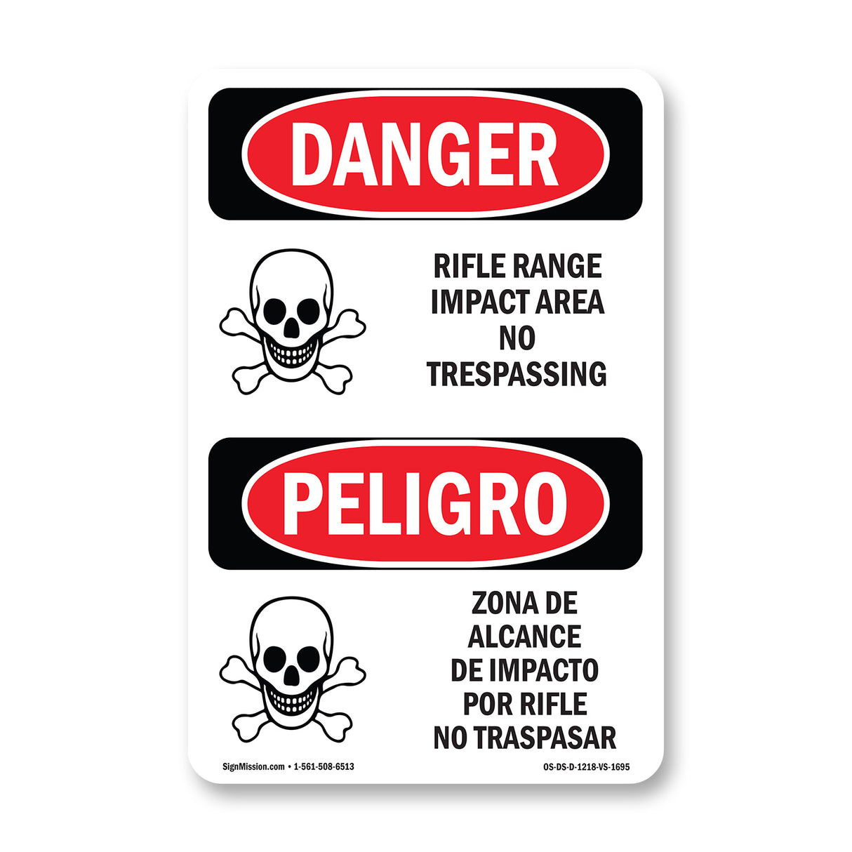 Rifle Range Impact Area No Trespassing