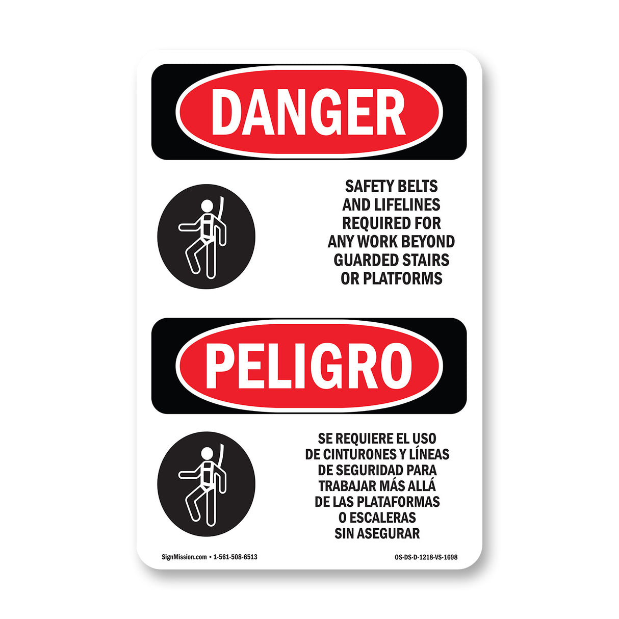 Safety Belts And Lifelines Required