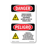 Shock Hazard Do Not Operate Within 10 Feet